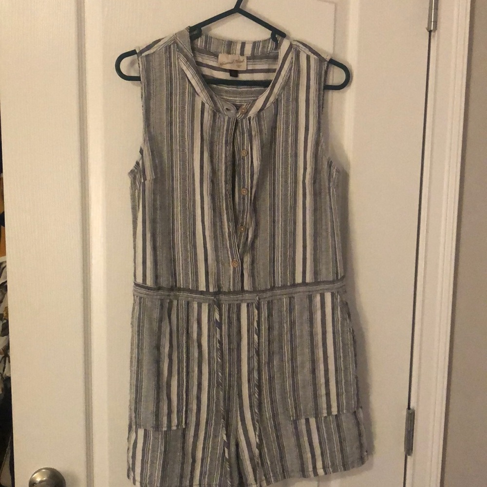 Gray & white romper from Target!